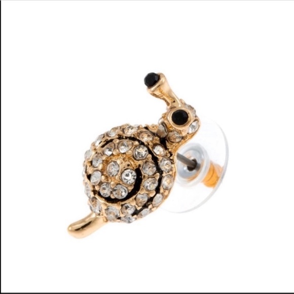 Crystal Snail Earrings - Picture 4 of 7